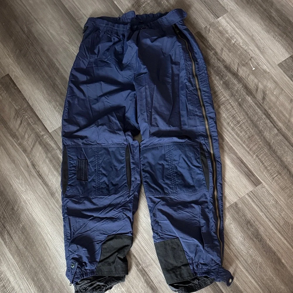 The North Face Men Snow Pants large blue Ski Snowboard Ultrex Burlington vintage